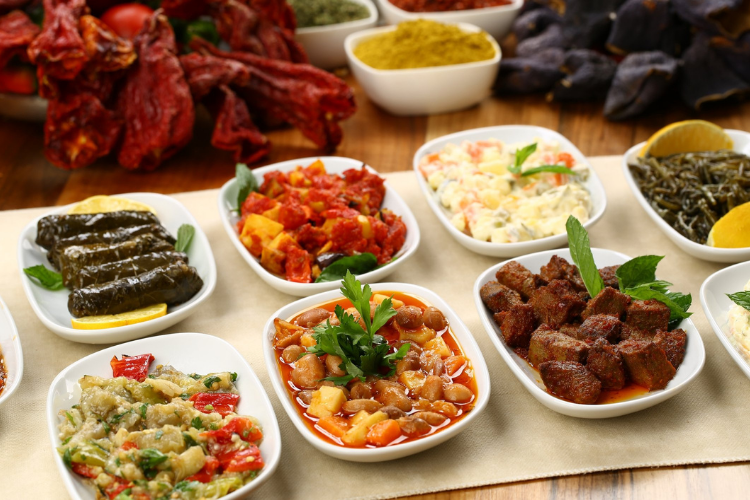 Traditional Turkish Mezes